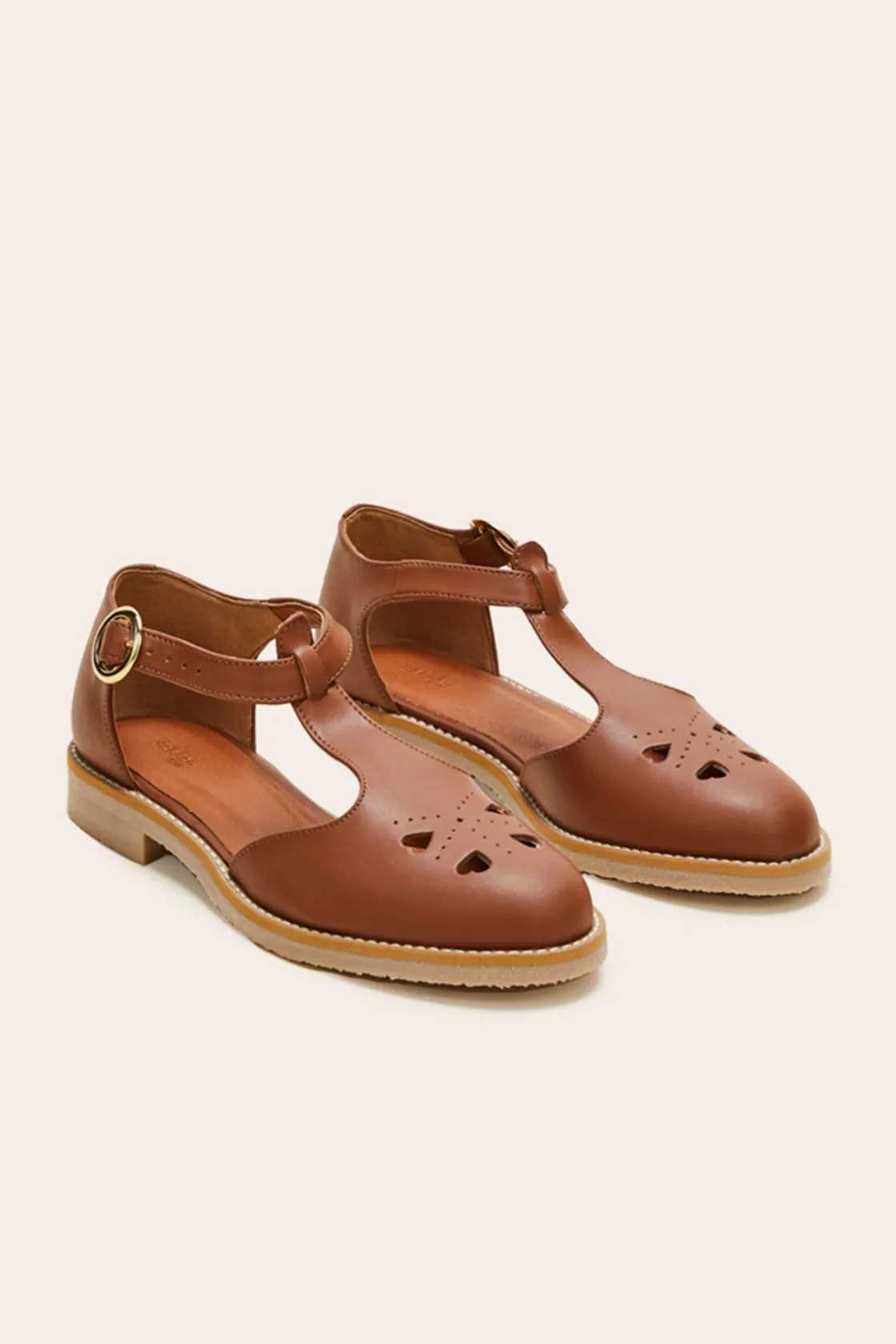 Babies, Sandales Et Escarpins-Balzac Paris Babies Aloïs Cognac vegan