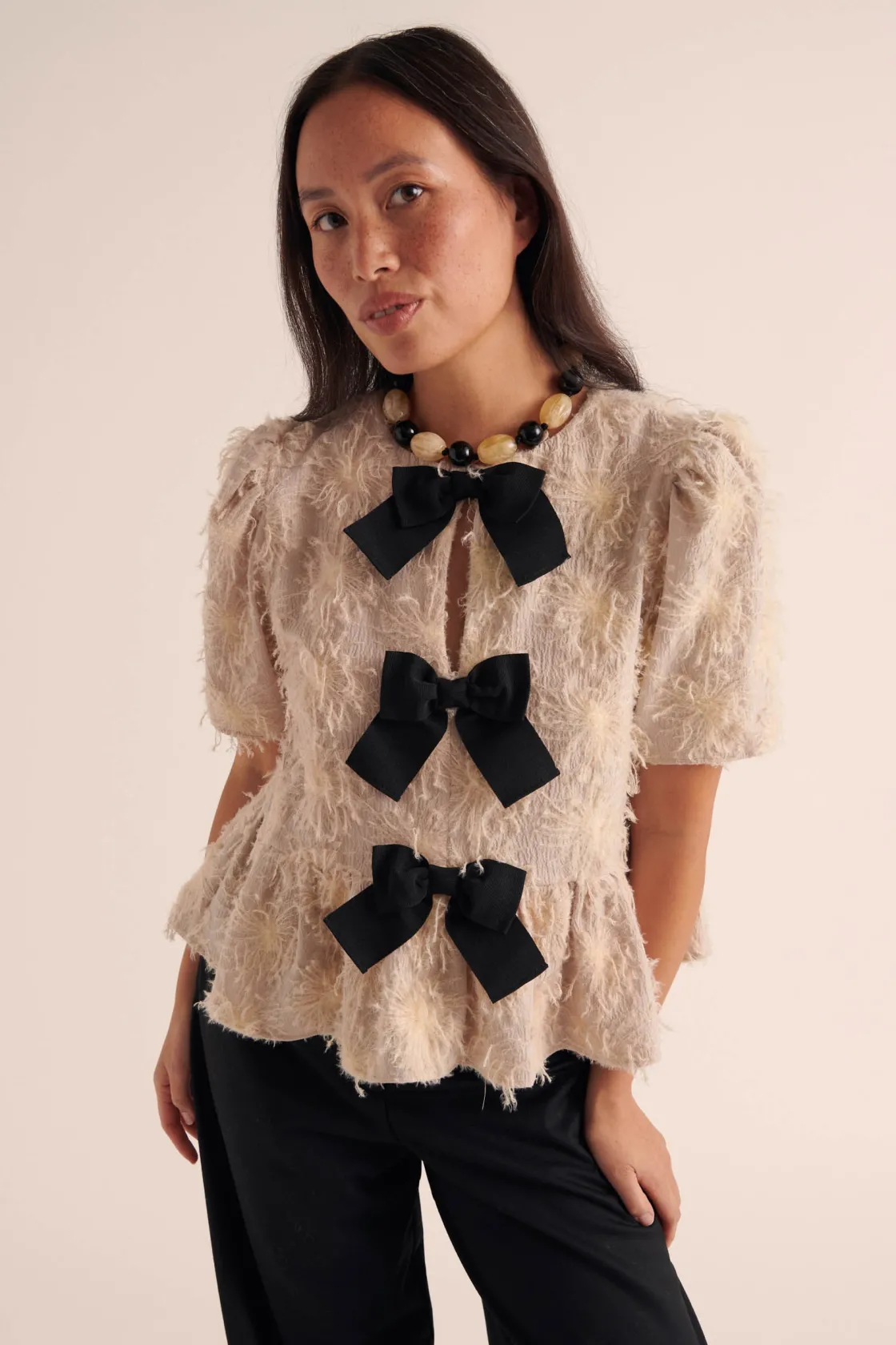 Chemises Et Blouses-Balzac Paris Blouse Naomi Broderie fleur écru