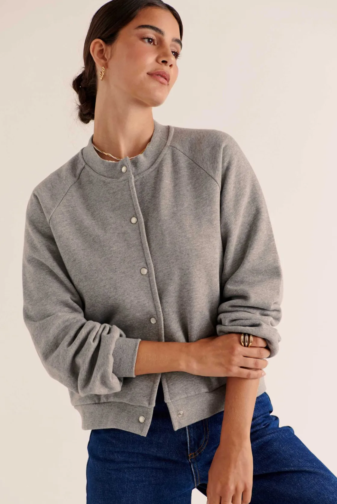 Sweatshirts | Pulls Et Cardigans-Balzac Paris Cardigan Douillet Gris chiné