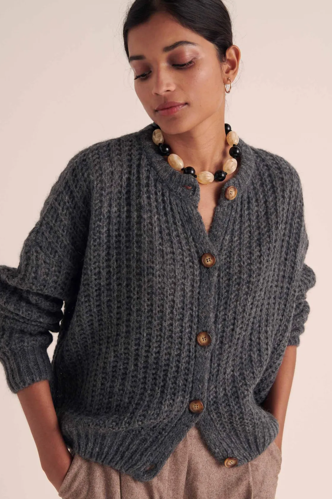 Homewear | Pulls Et Cardigans-Balzac Paris Cardigan St Gilles Gris