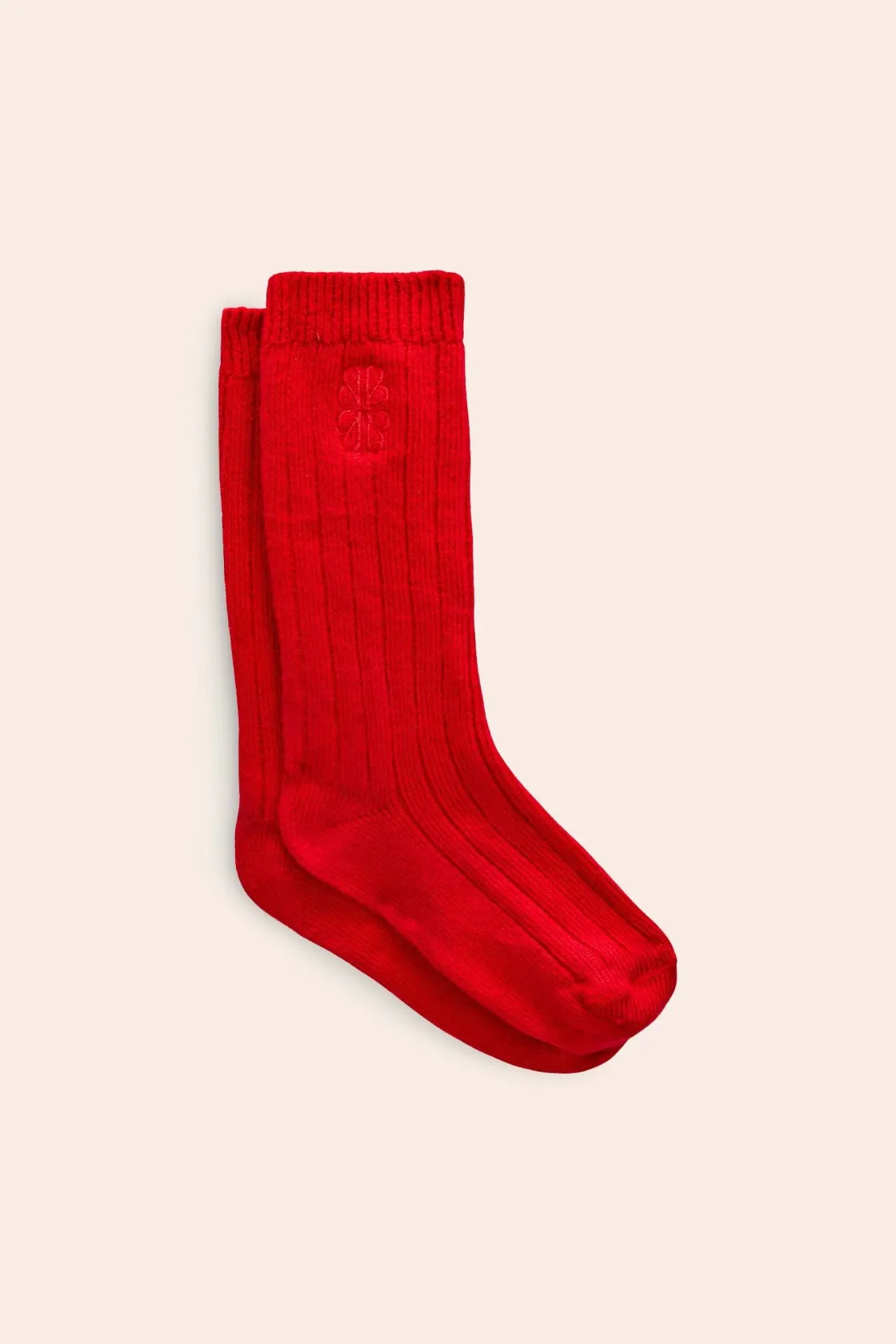 Chaussettes-Balzac Paris Chaussettes Felice Rouge