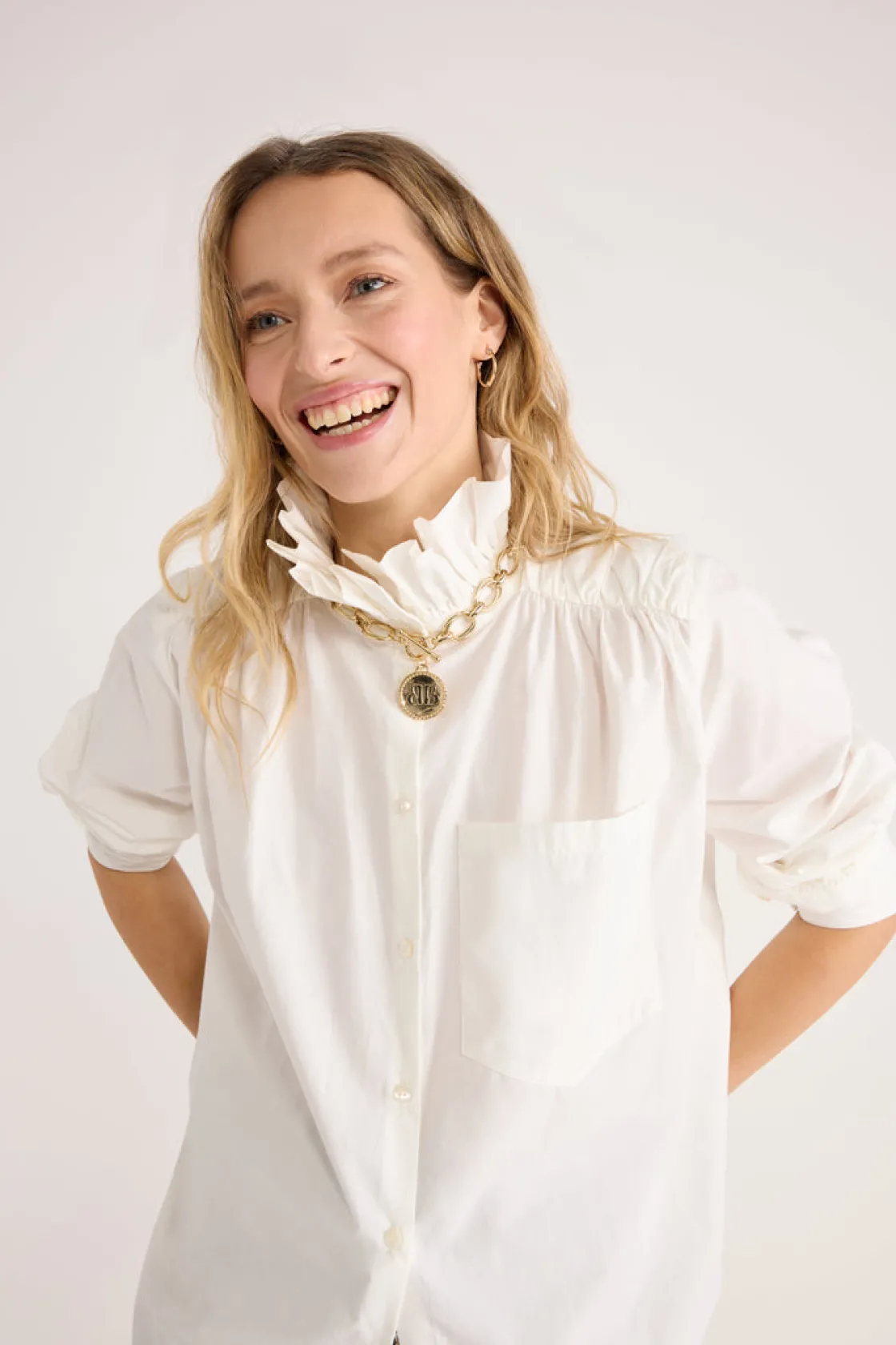 Chemises Et Blouses-Balzac Paris Chemise Léonor Blanc naturel