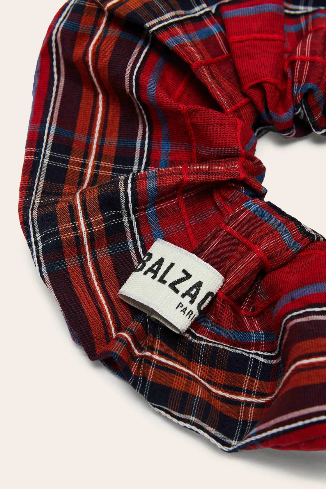 Chouchous-Balzac Paris Chouchou Billy XL Tartan rouge