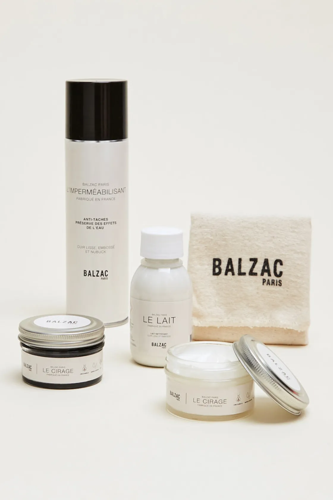 Gamme D'Entretien | Petite Maroquinerie-Balzac Paris Le Cirage incolore white