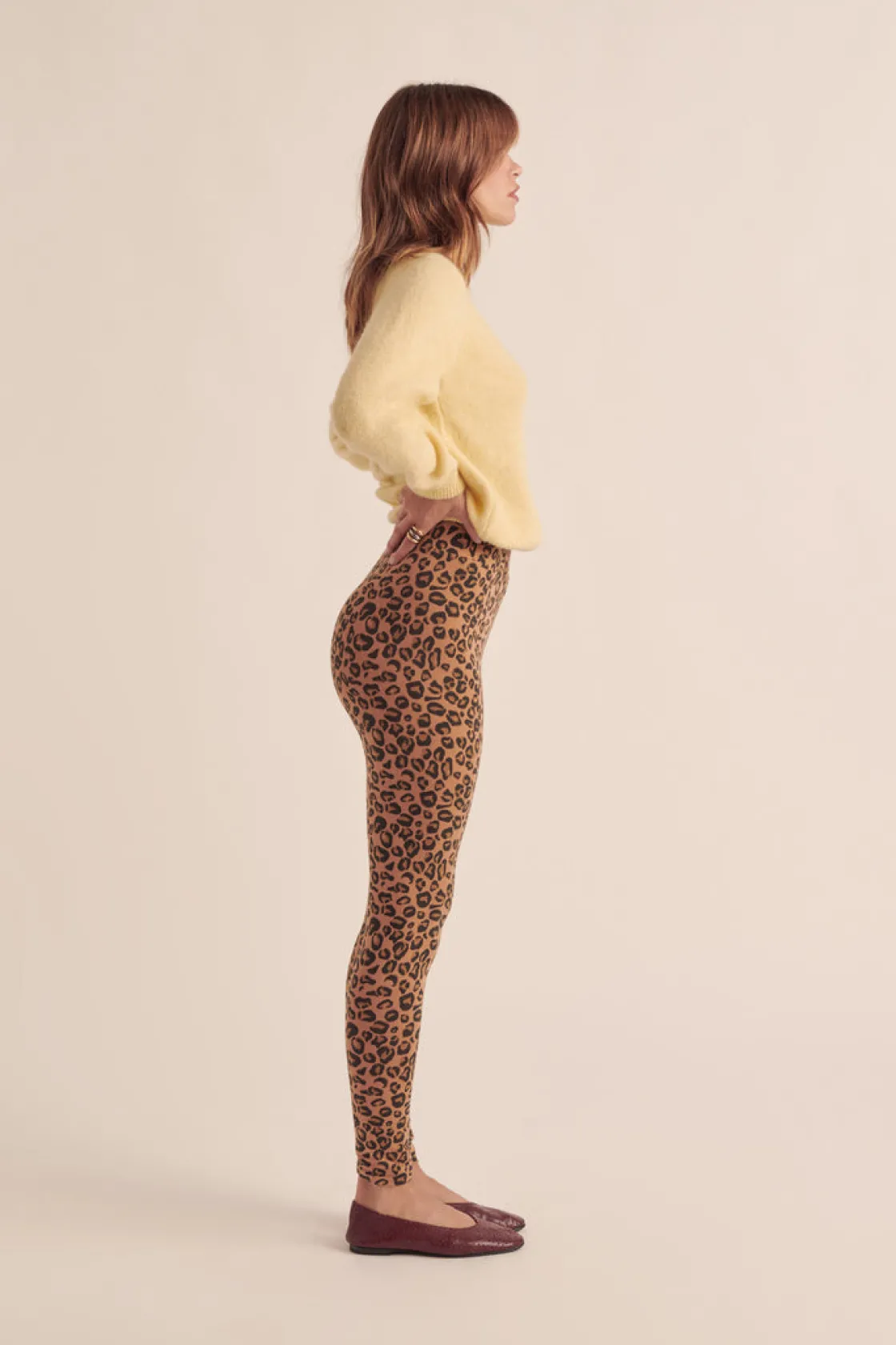 Homewear | Pantalons-Balzac Paris Legging Calme Léopard café