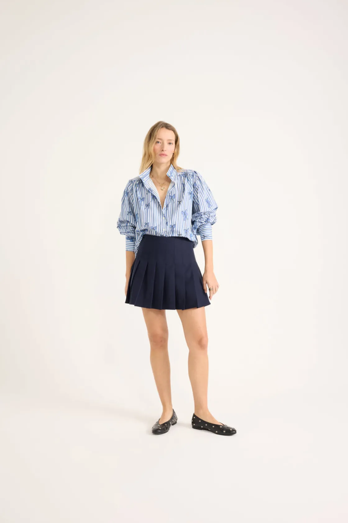 Robes Et Jupes-Balzac Paris Mini jupe Debbie Marine