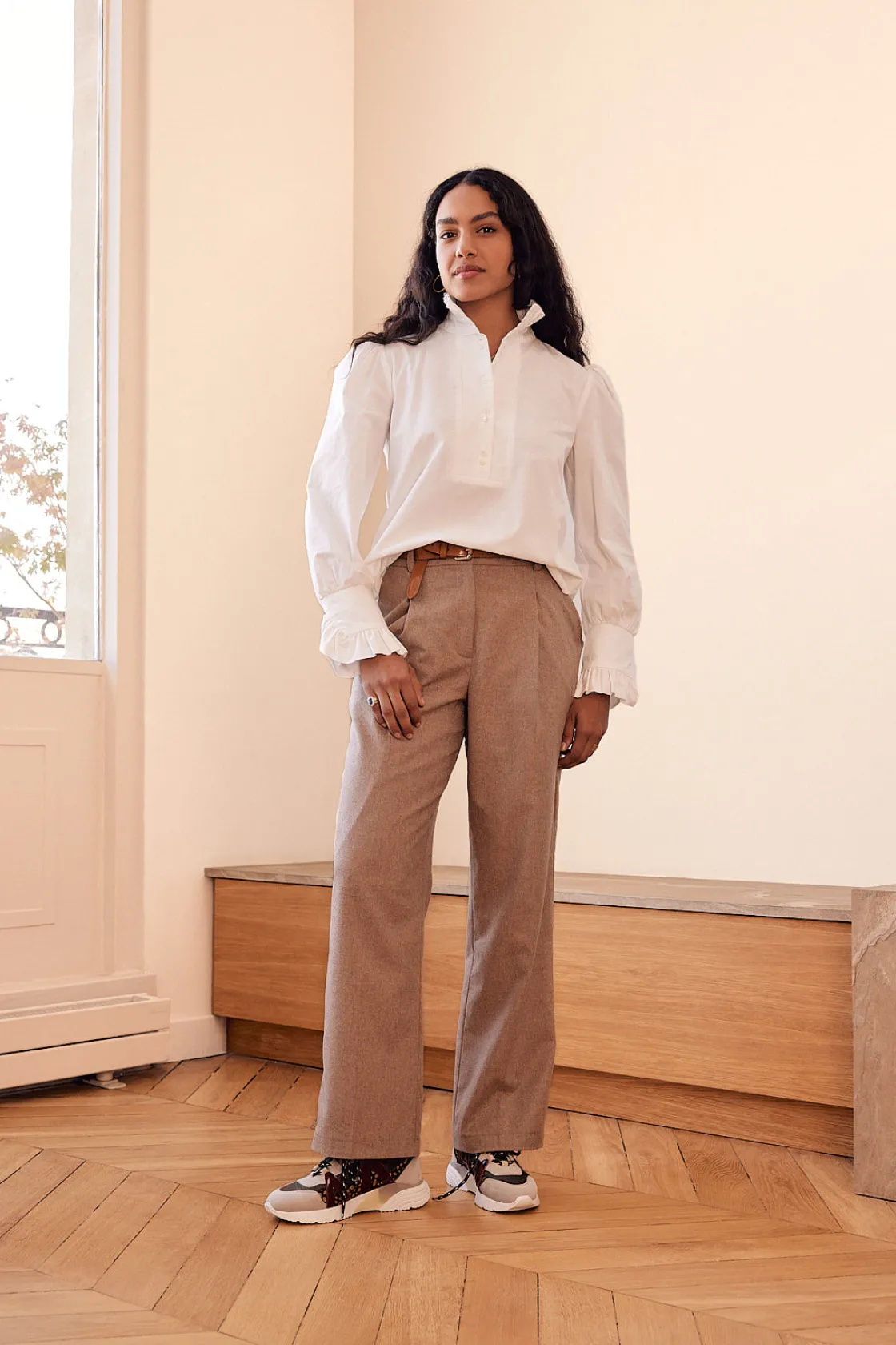 Pantalons-Balzac Paris Pantalon John Beige