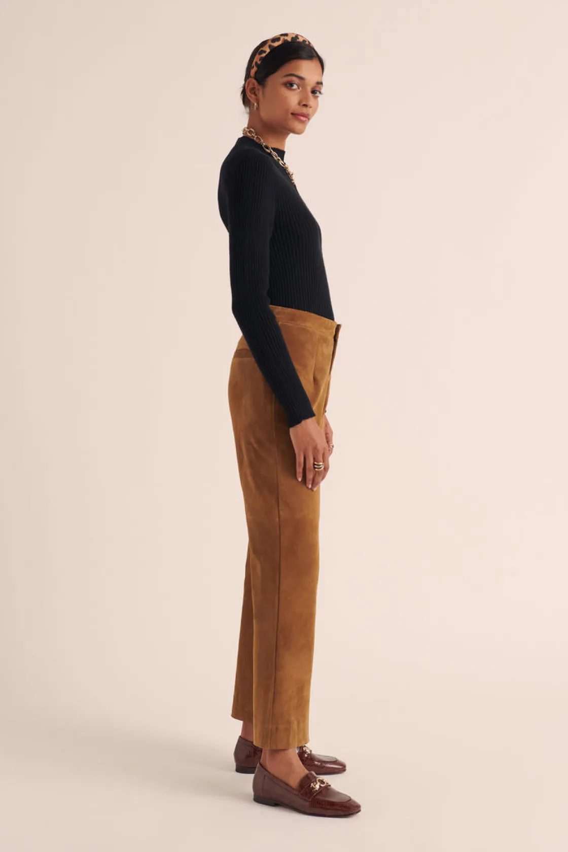 Costumes Et Ensembles | Pantalons-Balzac Paris Pantalon Selby Croute camel