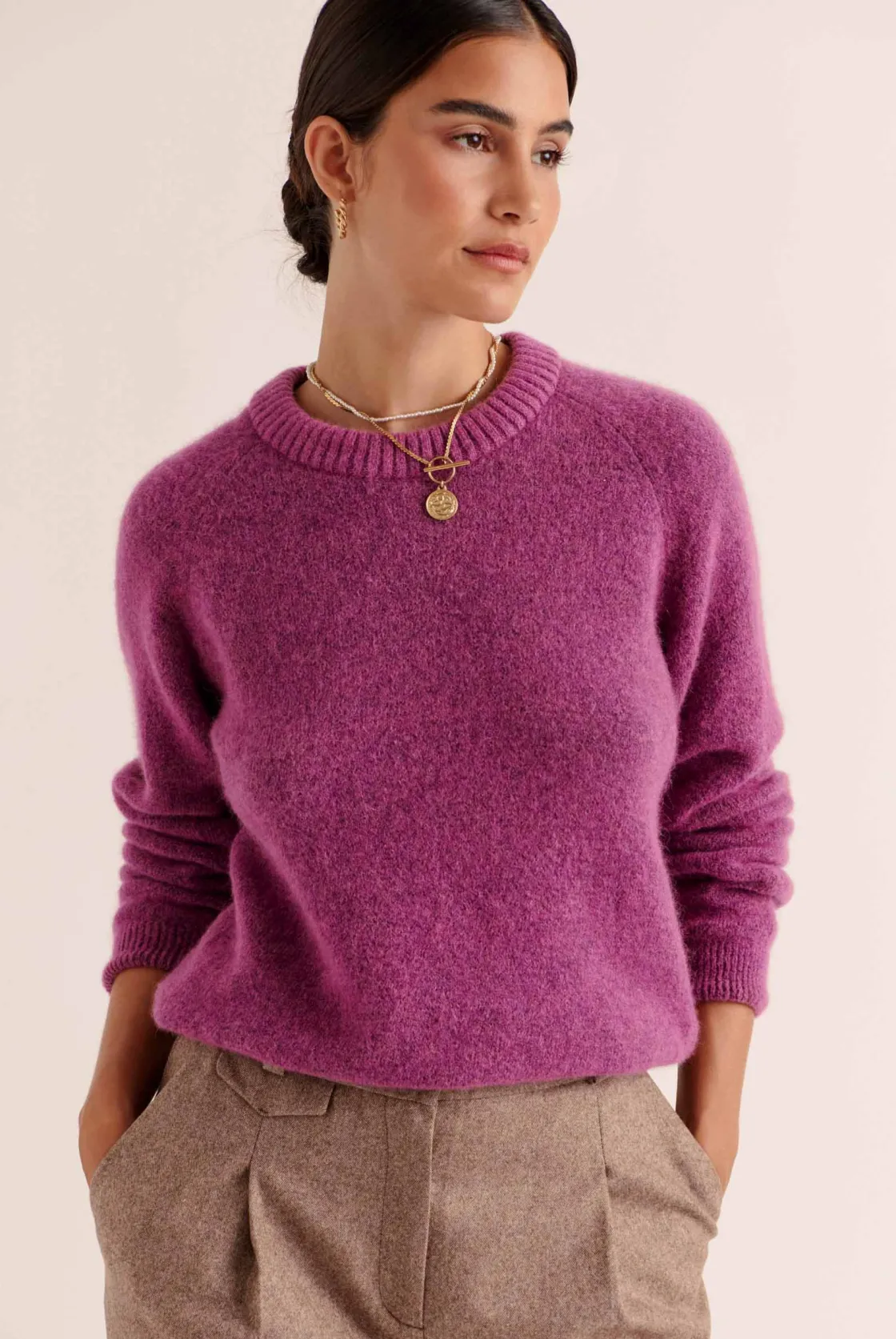 Pulls Et Cardigans-Balzac Paris Pull Comie Violet