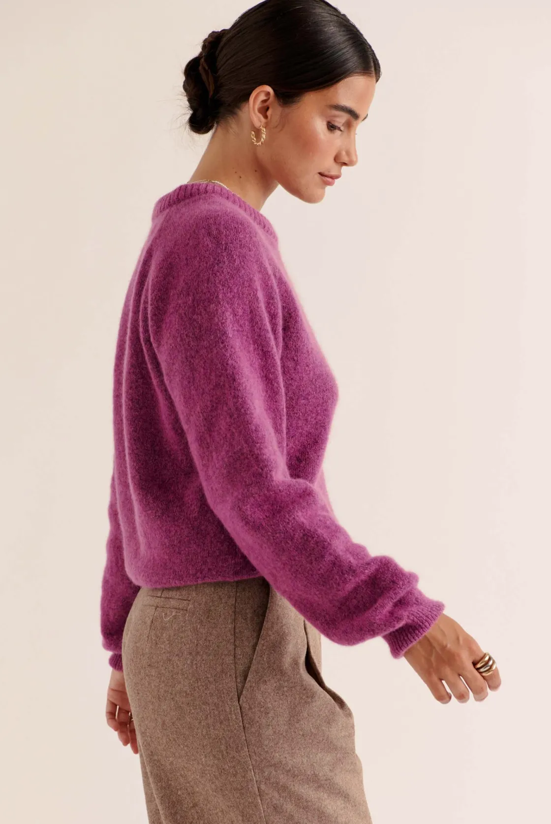 Pulls Et Cardigans-Balzac Paris Pull Comie Violet