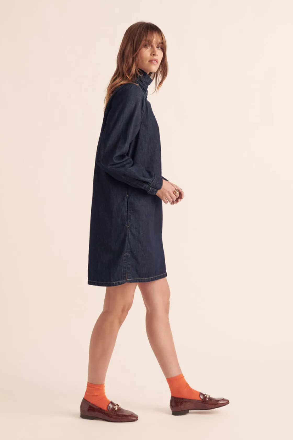 Robes Et Jupes-Balzac Paris Robe Clélie Bleu brut